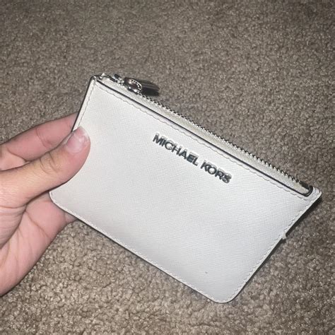 michael kors white card holder